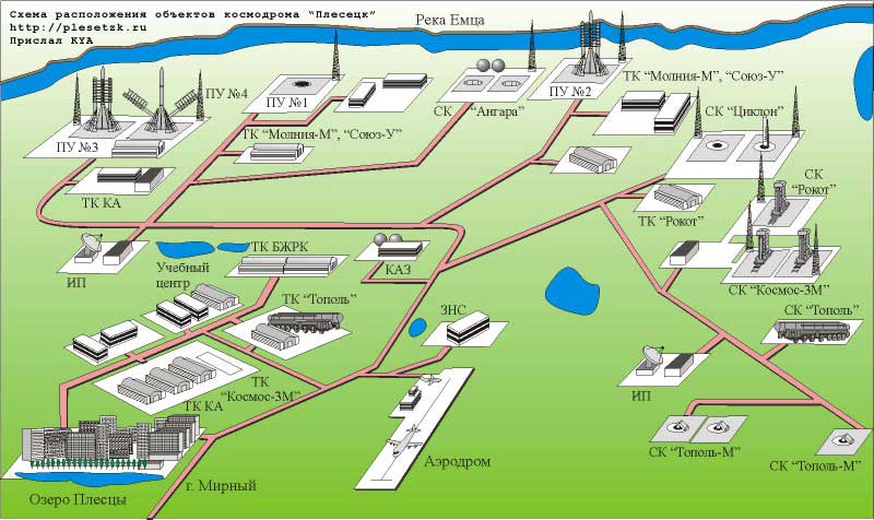 Космодромы планеты Земля.  Россия космодром, космодрома, области, официально, спутником, космодроме, только, будет, Капустин, полигоне, километрах, Государственный, несколько, также, запуска, Находится, марта, Ясный, ракетаноситель, «Союз21а»