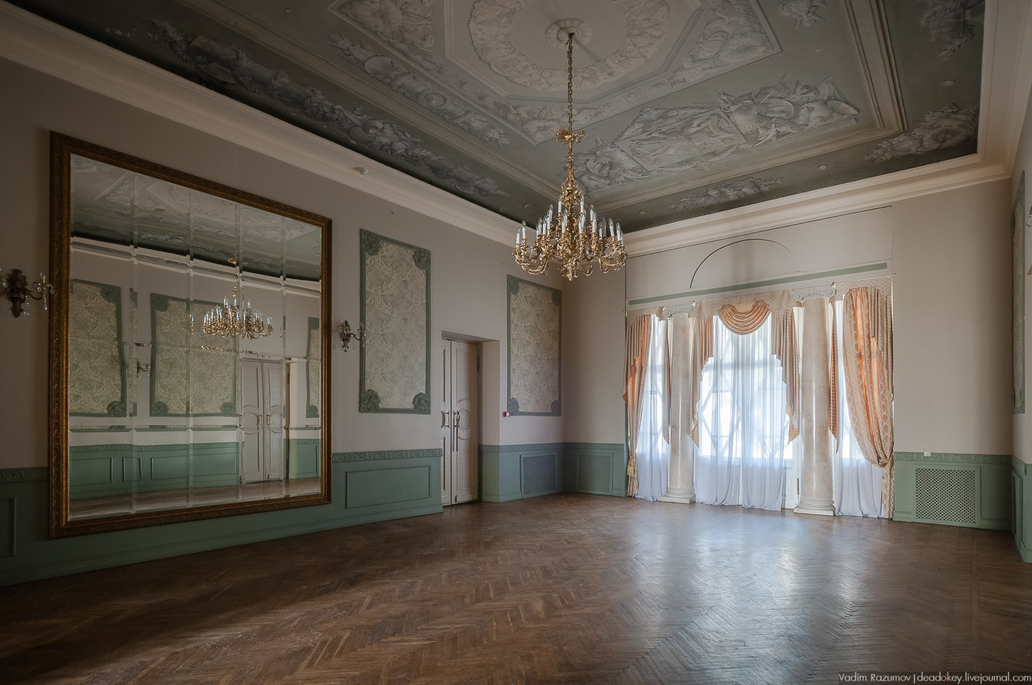 усадьба Братцево, Москва, интерьеры главного дома