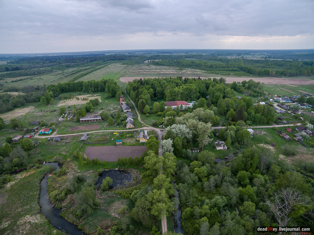 усадьба Млевичи с квадрокоптера