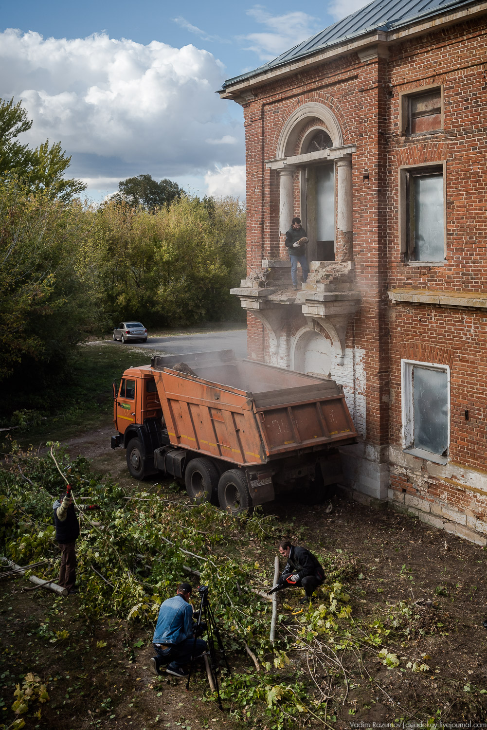 усадьба Полибино, Липецкая область, Усадебные волонтеры 21 сентября 2019 года