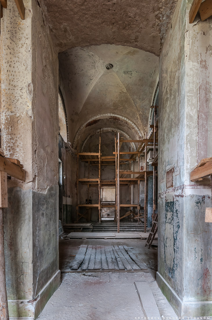 Интерьеры Борисоглебского собора в Торжке, Тверская область, арх. Н.А. Львов, Екатерина II, Борисоглебский монастырь