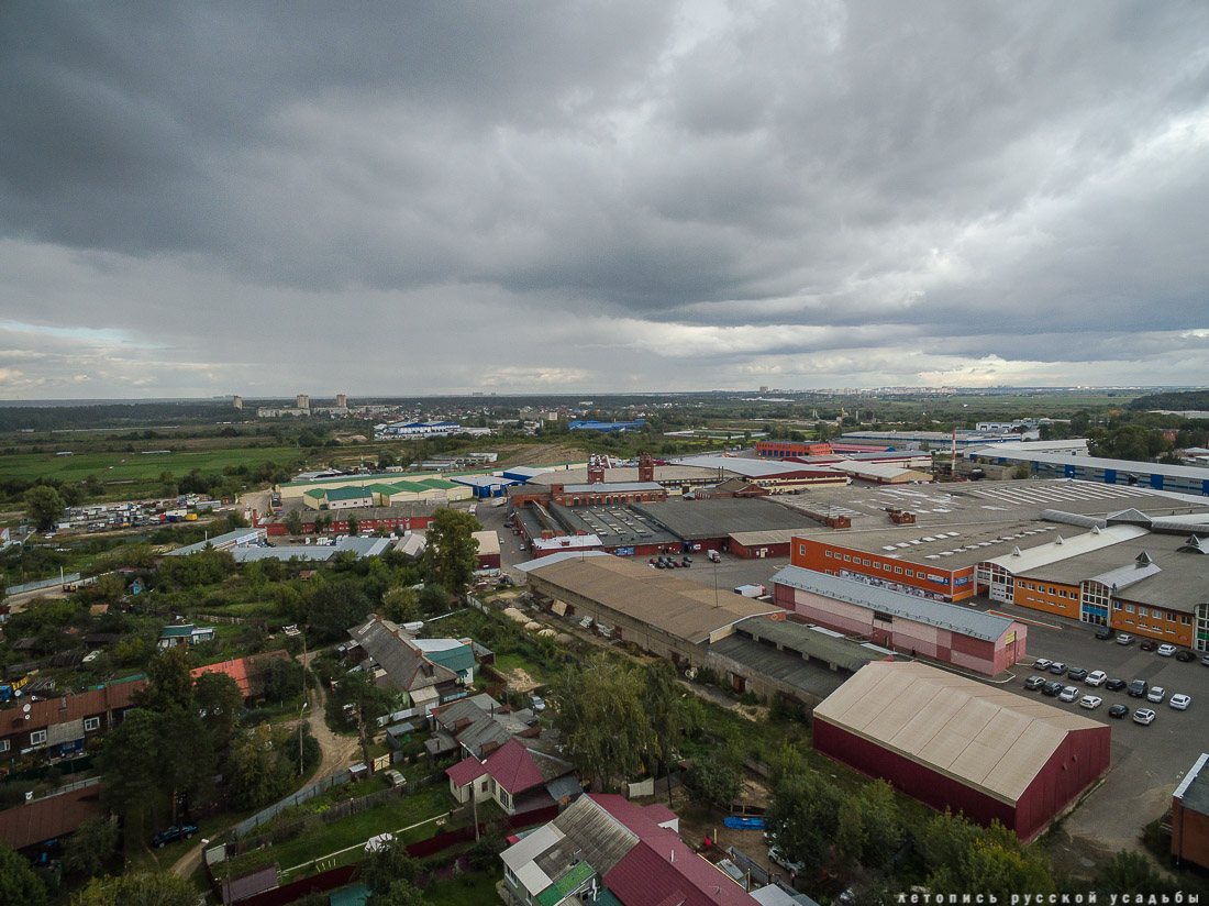 Поселок Октябрьский, фабрика Шорыгина с квадрокоптера