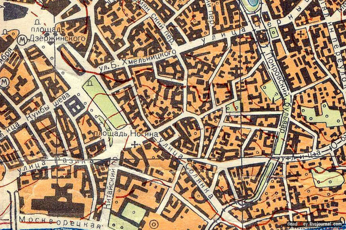 усадьба Городская усадьба К. Б. Науша — Е. П. Пуговкиной (конец XVIII — начало XIX века; начало XX века, архитектор А. В. Красильников), Большой Спасоглинищевский пер., д. 3