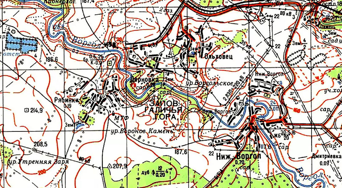 Воргольские скалы, усадьба Талдыкиных