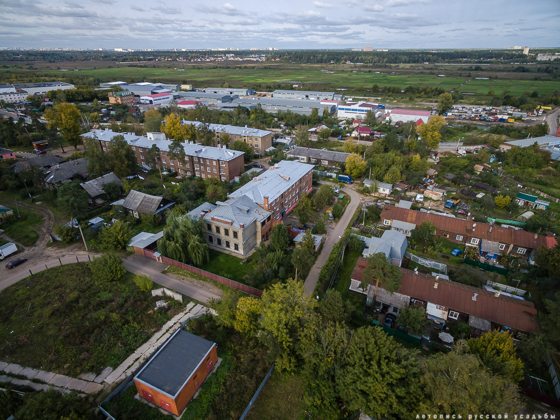 Поселок Октябрьский, фабрика Шорыгина с квадрокоптера