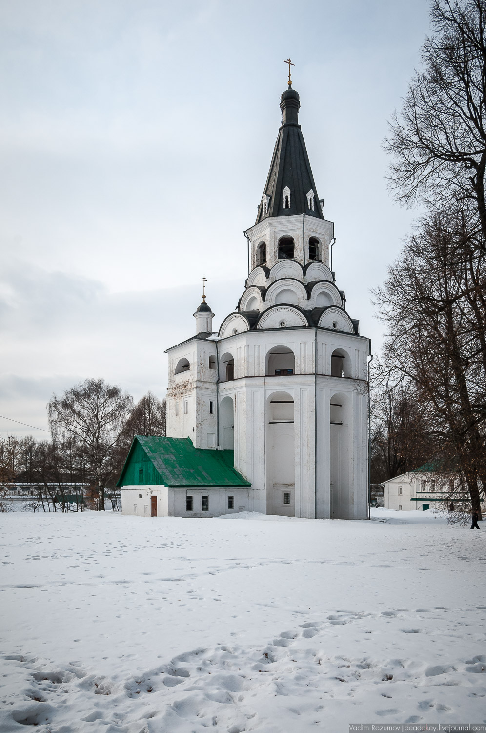 Александровская Слобода. Сравнительные фотографии Ивана Барщевского и Вадима Разумова