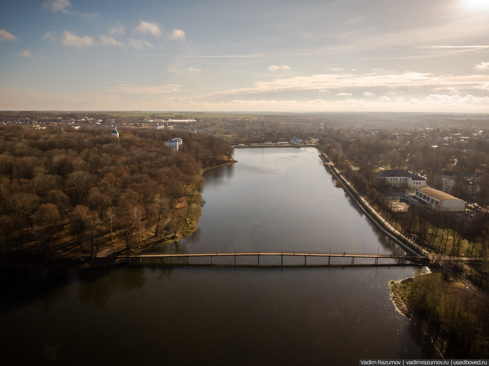 Богородицк, открытие плотины Дворцового пруда, Тульская область