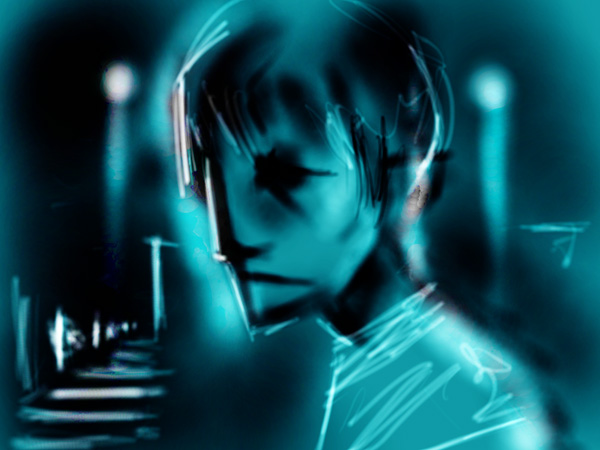 An Azure Man.