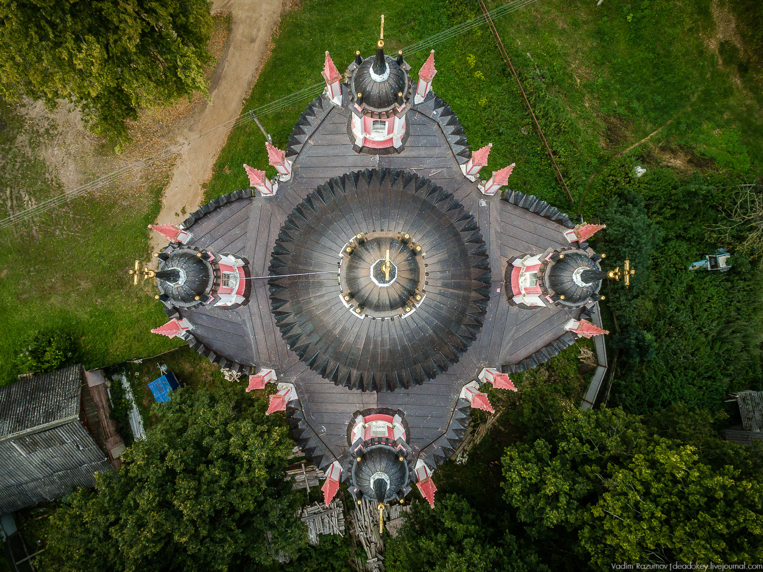 усадьба Красное Полторацких, Преображенская церковь Фельтена, Старицкий район, Тверская область