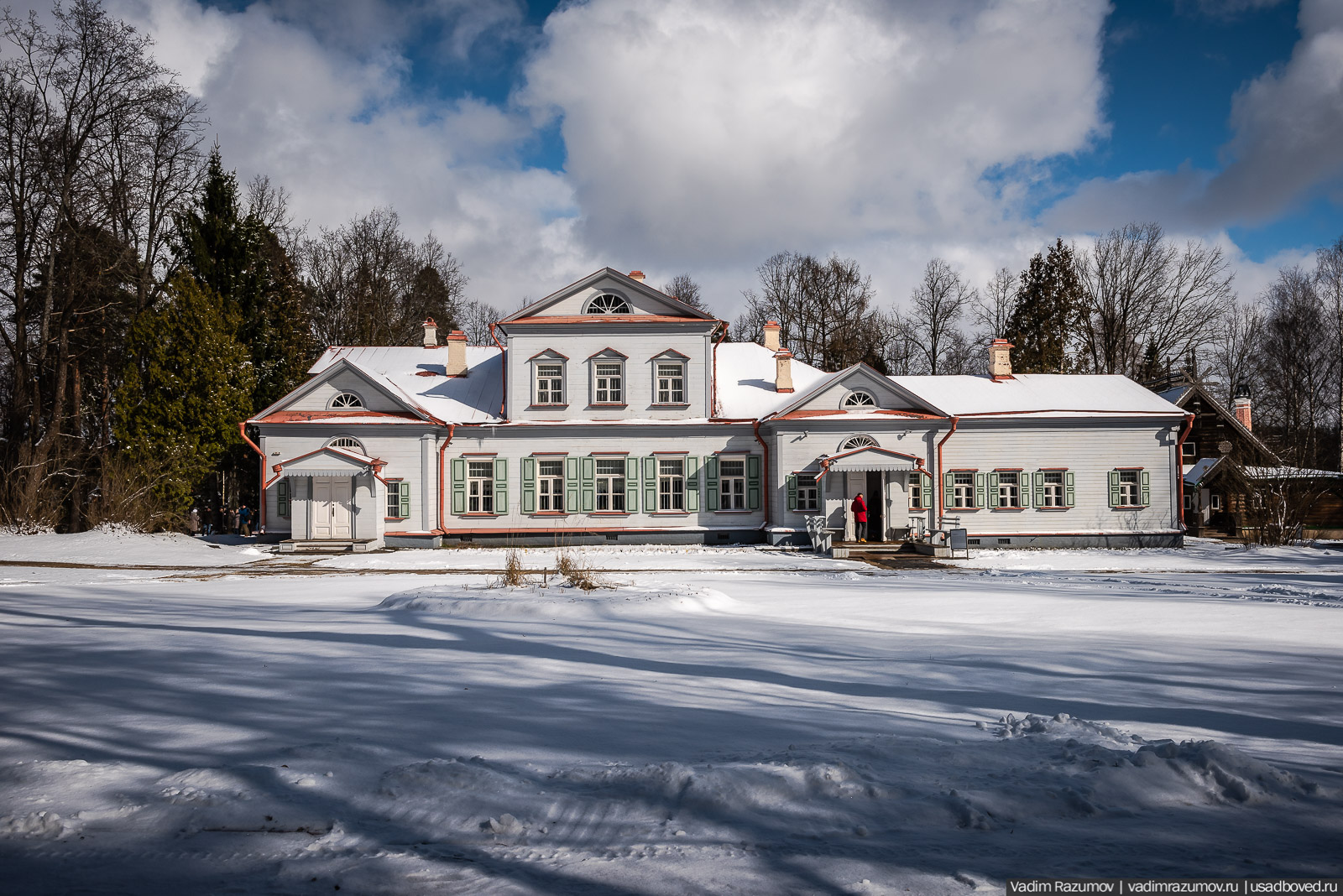 усадьба Абрамцево, 2020 год, зима, последний снег
