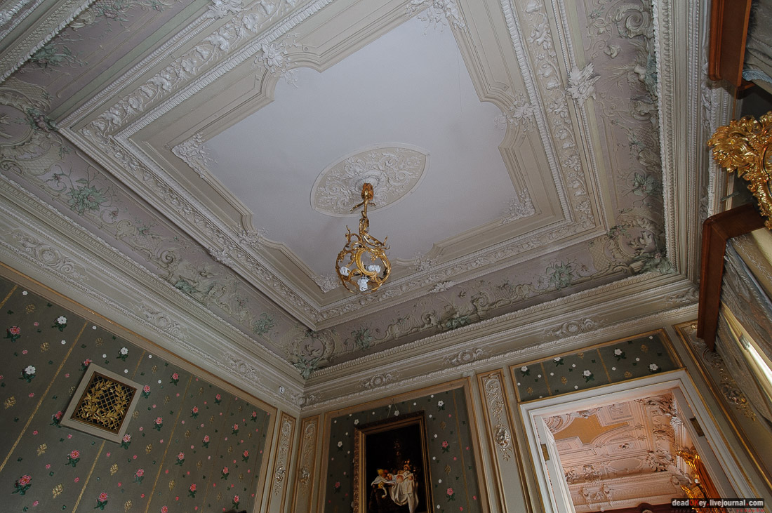 усадьба Коншиных, ул. Пречистенка д.16/2. Дом ученых. Интерьеры усадьбы.