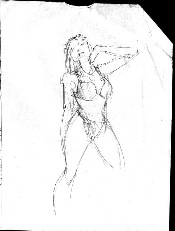 Dr Sketchys Red Sonja.