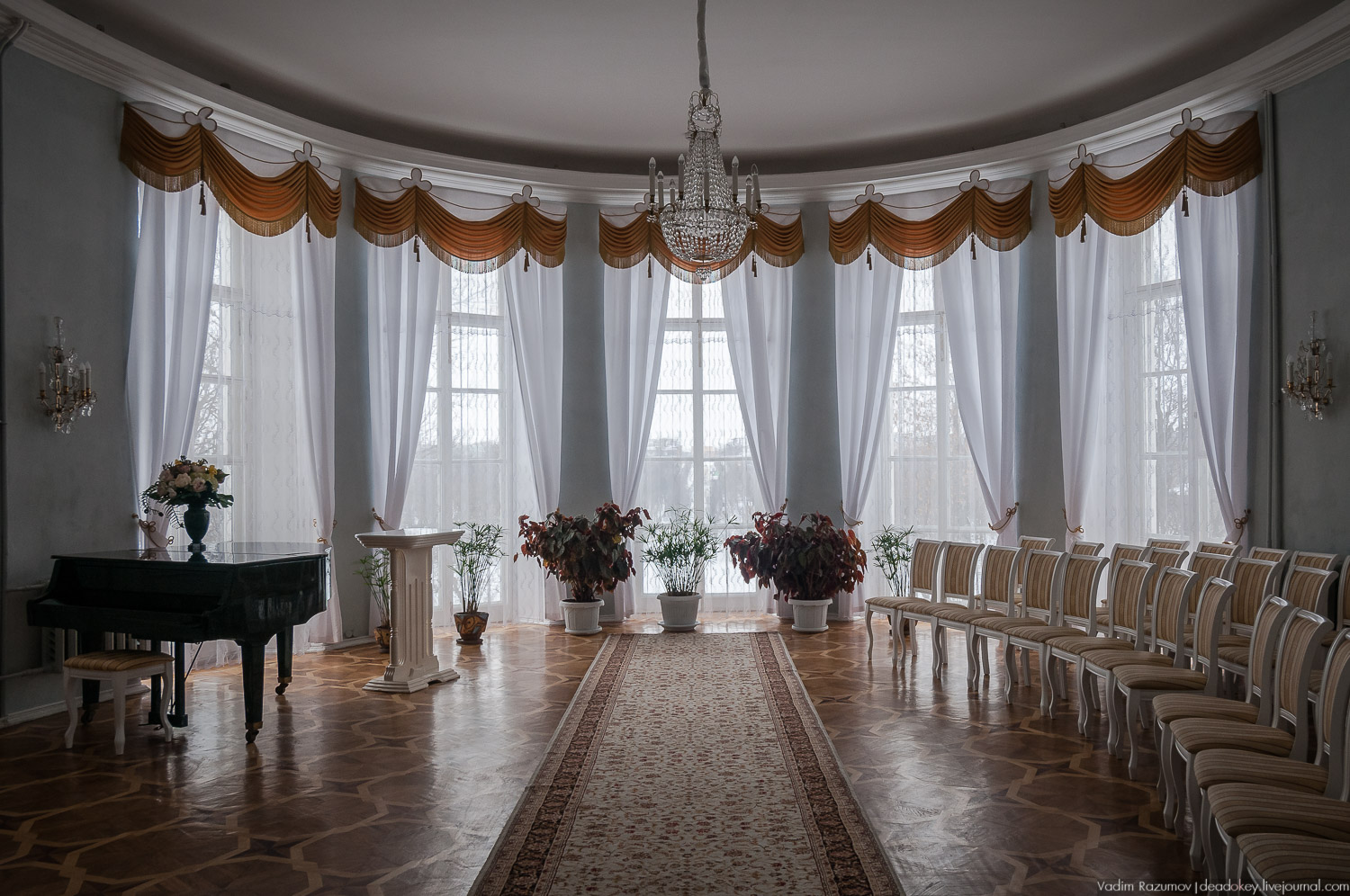 Богородицк, интерьеры дворца