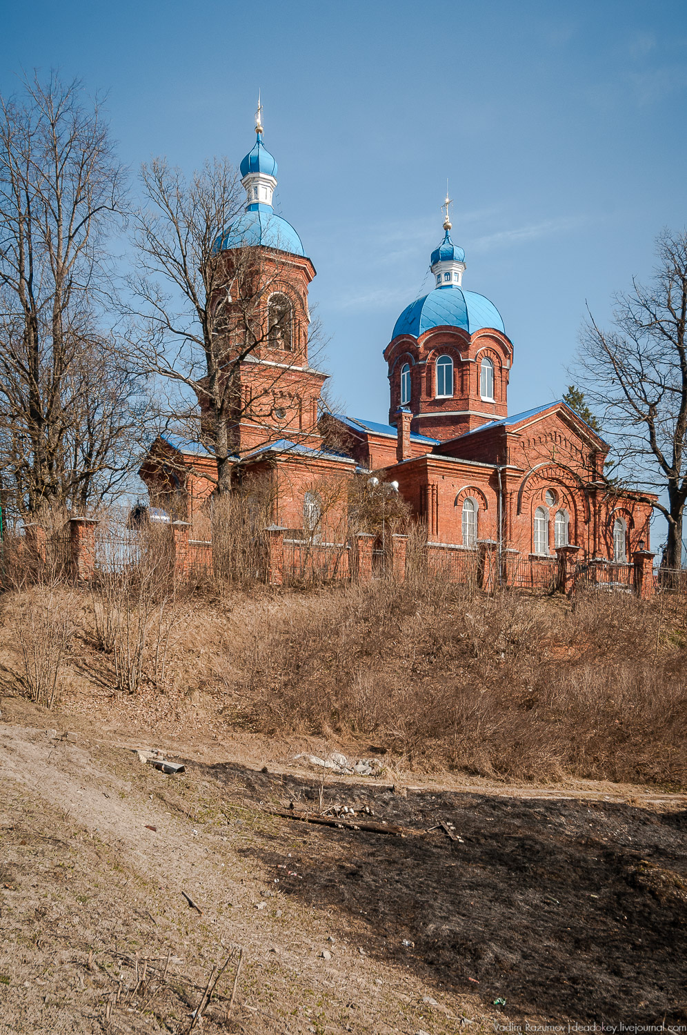 усадьба Рождествено с дрона, Ленинградская область