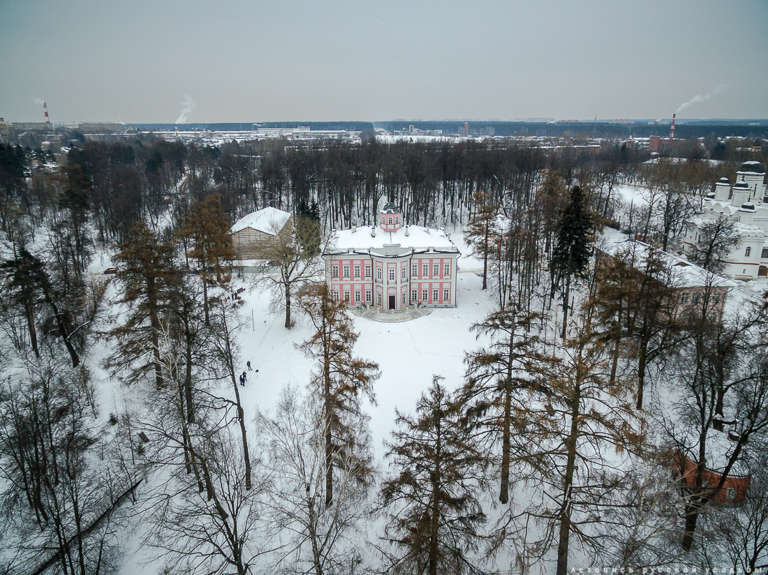 усадьба Большие Вяземы с квадрокоптера