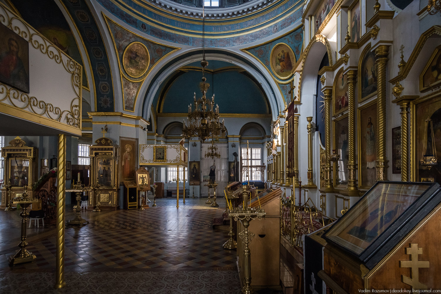 Казанский храм в Богородицке, интерьеры