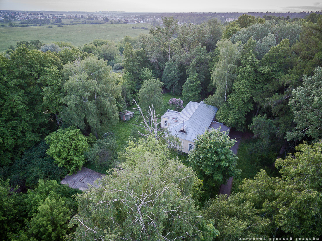усадьба Глинки Якова Брюса с квадрокоптера, Московская область, Щелковский район