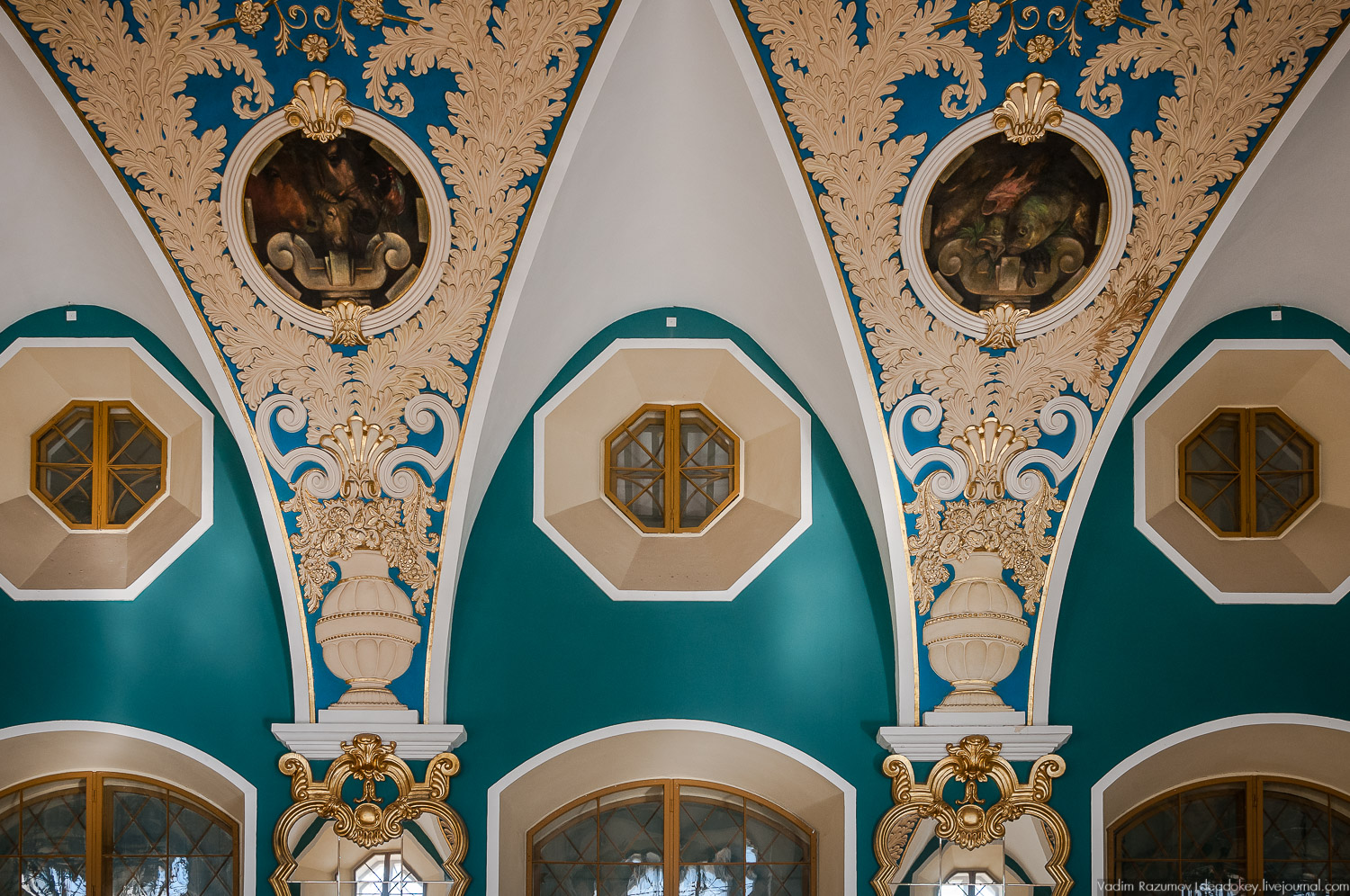 Казанский вокзал, интерьеры, ресторан, архитектор Щусев, зал ожидания