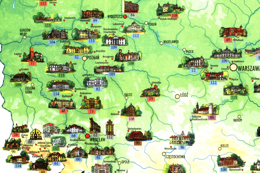 Карту усадеб России