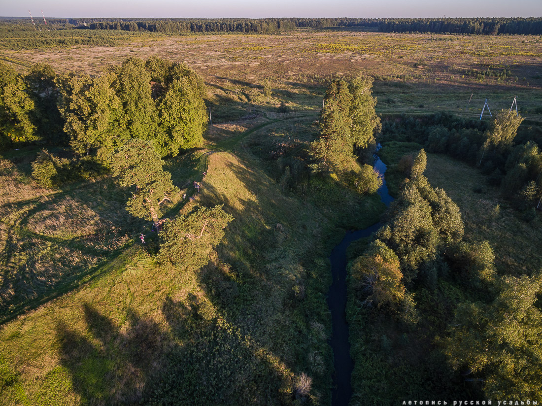 Могутовское городище, Шерна-городок, Могутово, фото с квадрокоптера