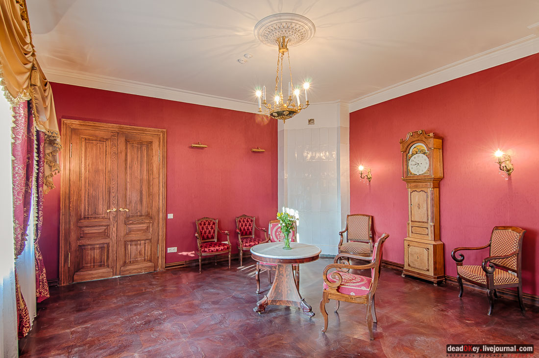 усадьба Талицы Аигиных, интерьер после реставрации, ноябрь 2014