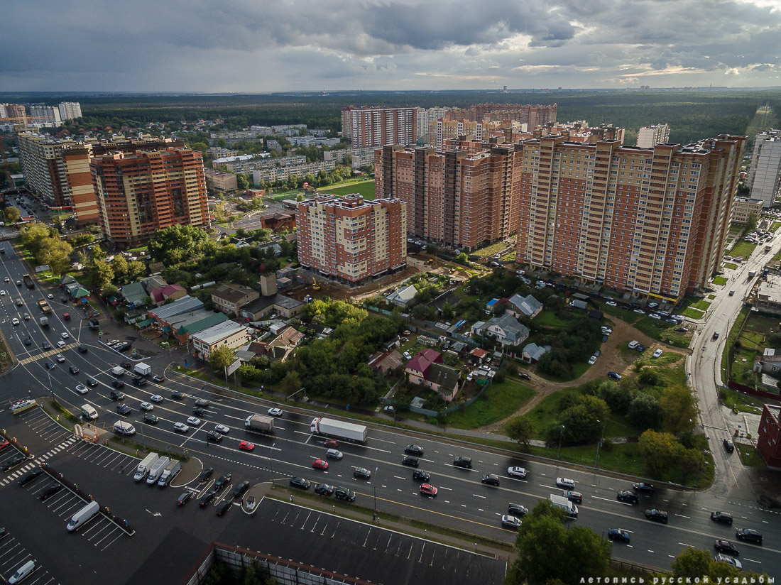 Поселок Октябрьский, фабрика Шорыгина с квадрокоптера