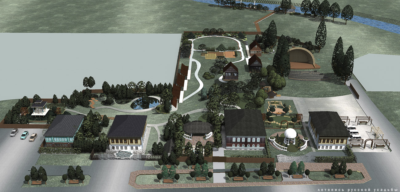 Усадьба фабриканта Думнова С.И., ЗАРЕЧЬЕ, проект развития музейного комплекса