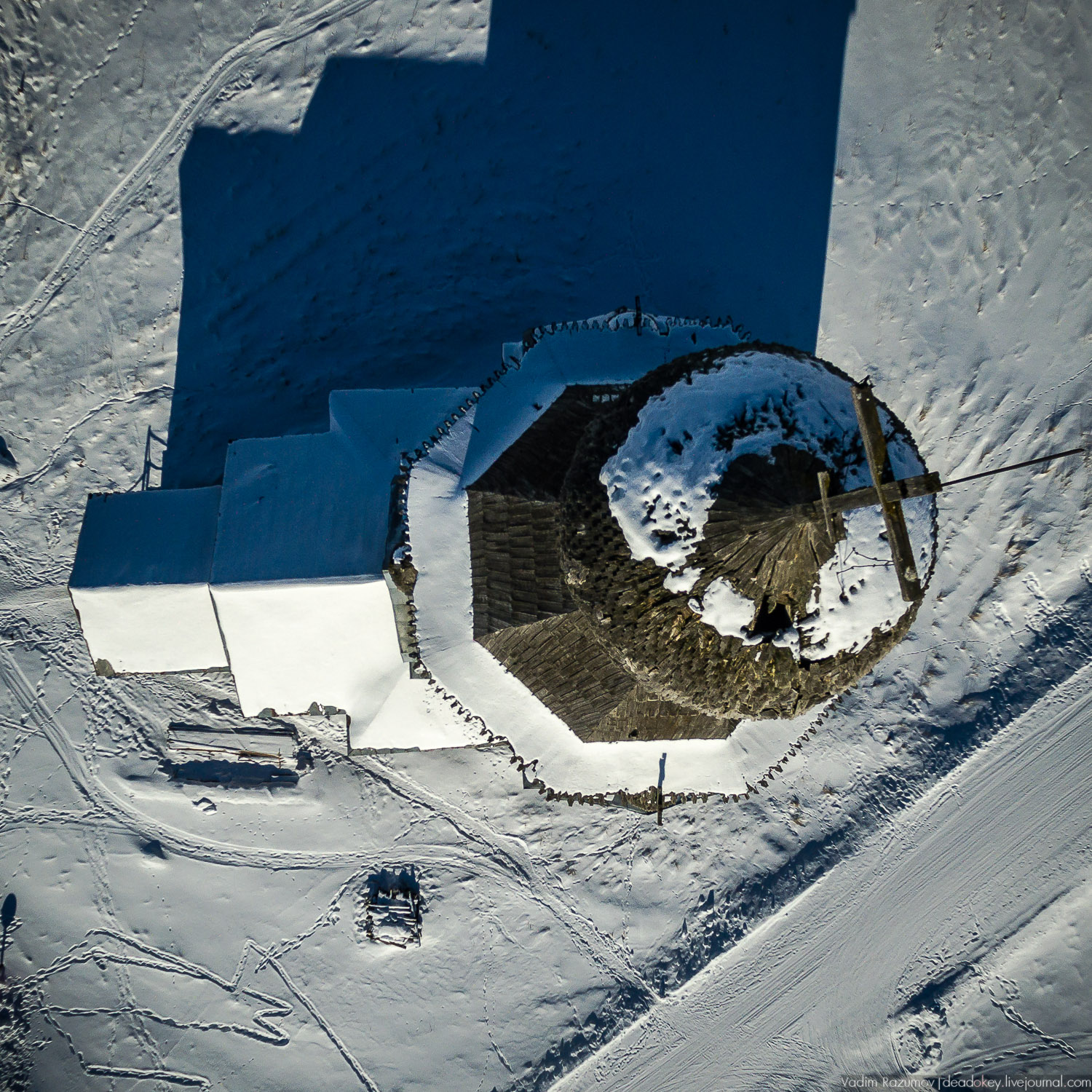 Архангельская область, храмы сверху