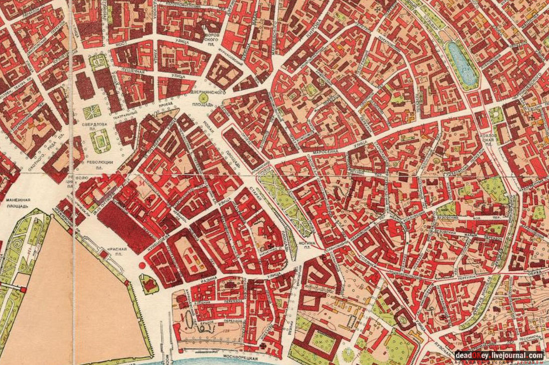 усадьба Городская усадьба К. Б. Науша — Е. П. Пуговкиной (конец XVIII — начало XIX века; начало XX века, архитектор А. В. Красильников), Большой Спасоглинищевский пер., д. 3