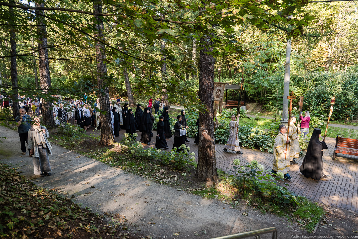 Крестный ход, Красное Село - скит Тихона Задонского, 26 августа 2019 года