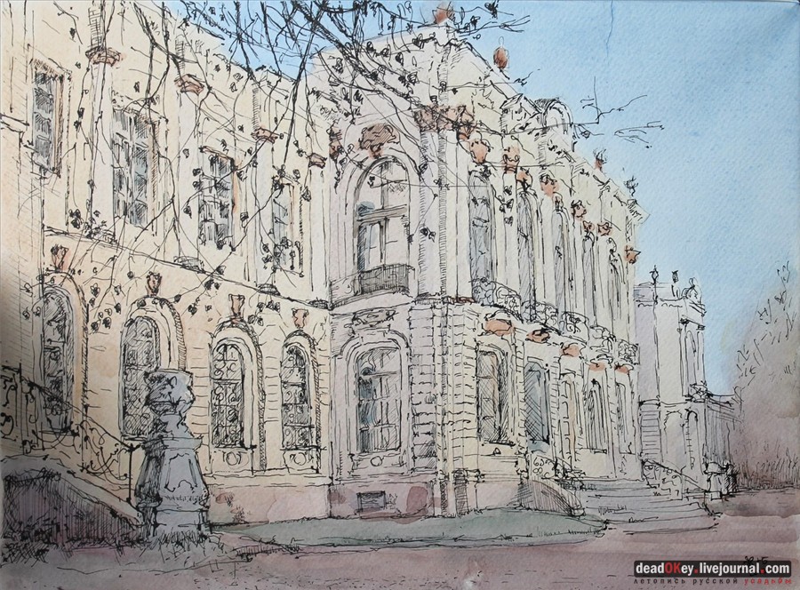 картина Усадьба Петровское-Разумовское, автор Наиля Бутусова