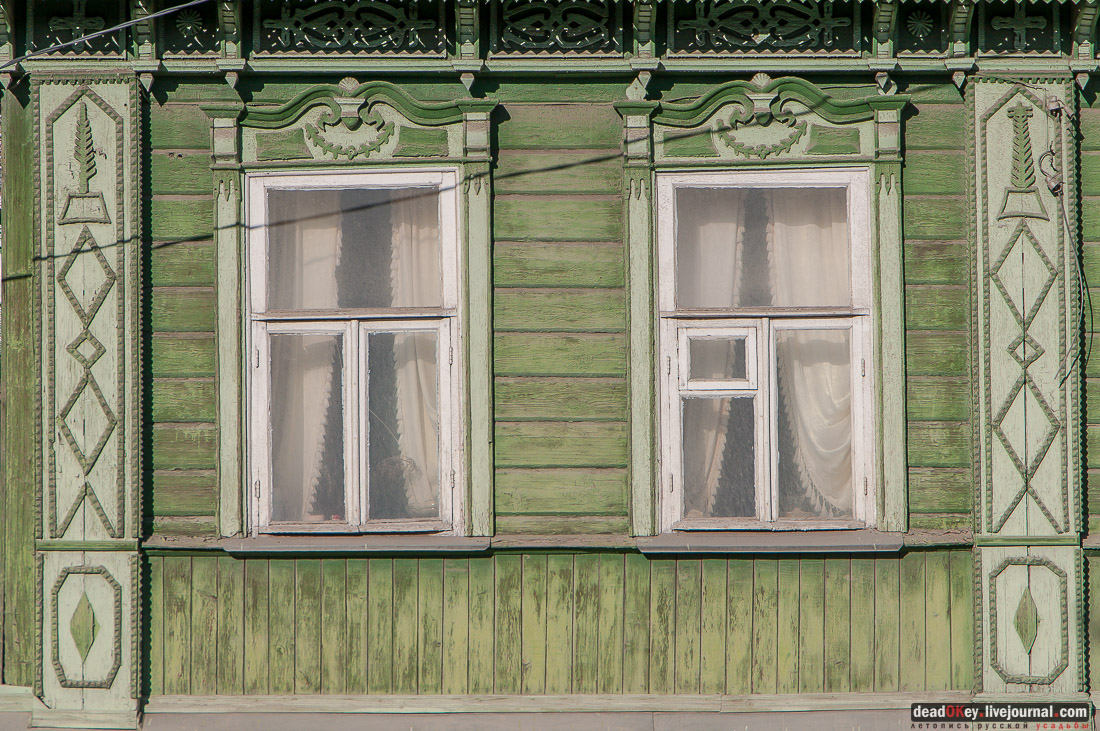 деревянные наличники Ельца, елецкий деревянный наличник