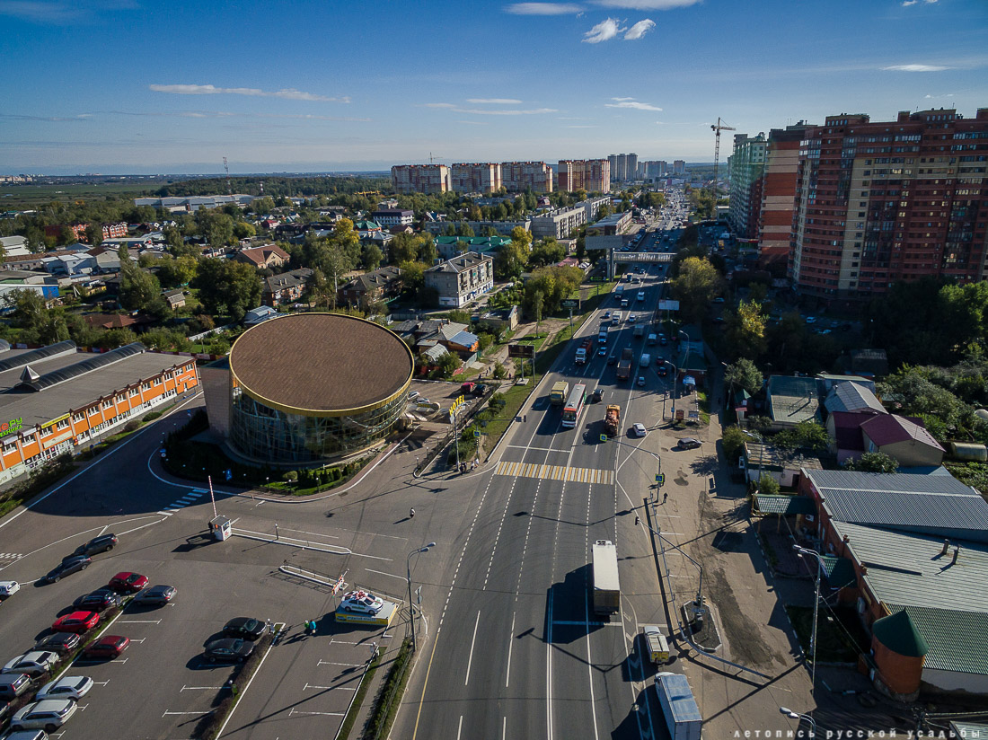 Поселок Октябрьский, фабрика Шорыгина с квадрокоптера