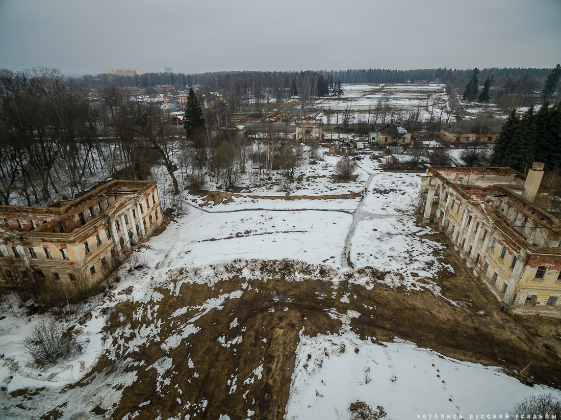 усадьба Гребнево с квадрокоптера