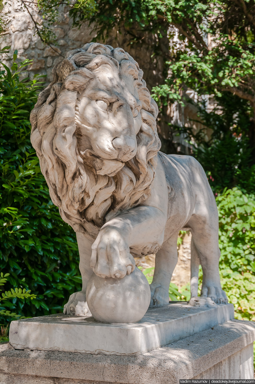 Юсуповский дворец, Крым, львы