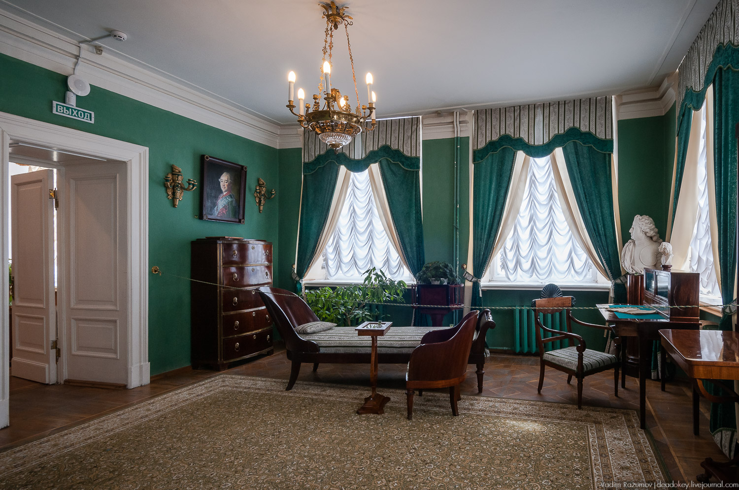 Богородицк, интерьеры дворца