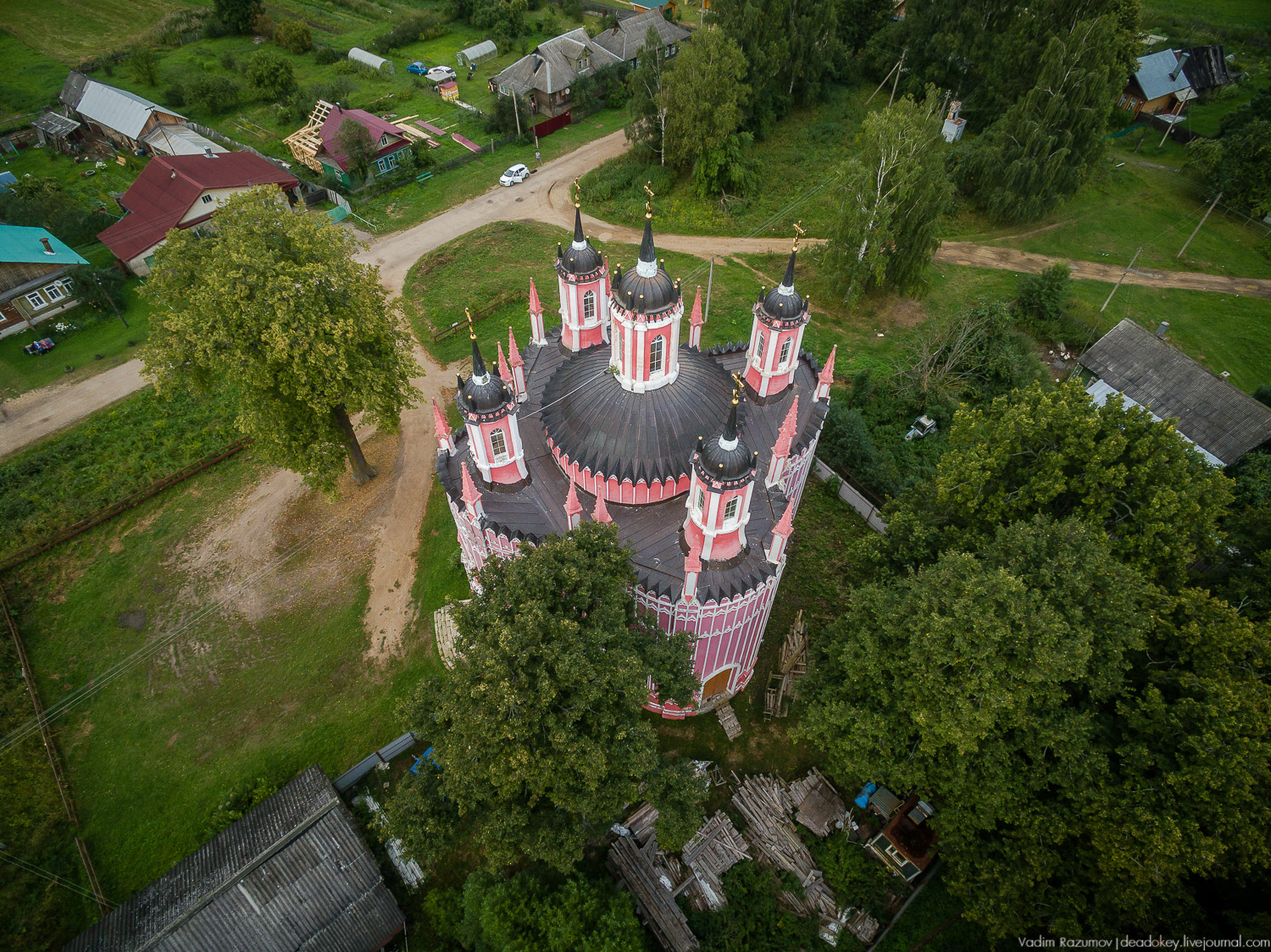 усадьба Красное Полторацких, Преображенская церковь Фельтена, Старицкий район, Тверская область