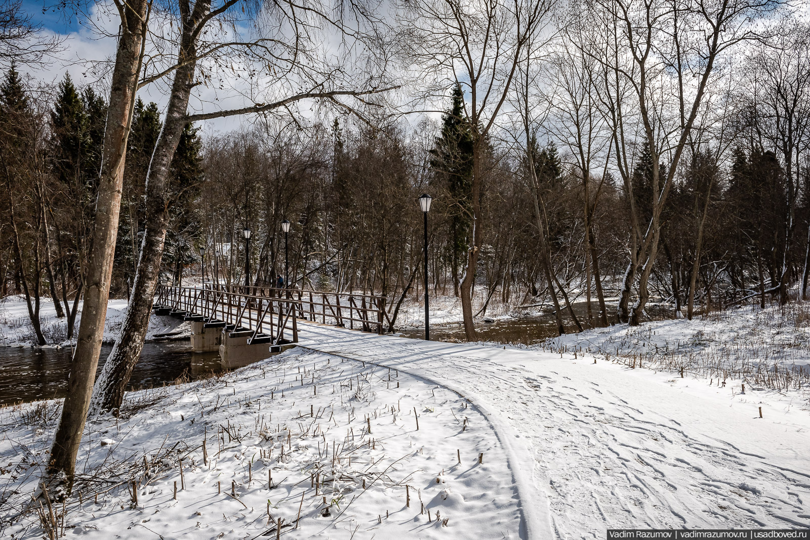 усадьба Абрамцево, 2020 год, зима, последний снег
