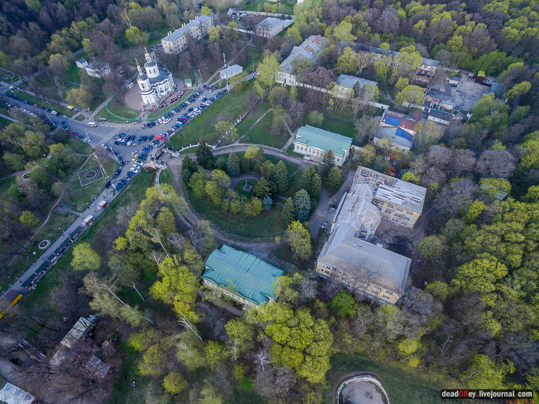 усадьба Кузьминки с квадрокоптера