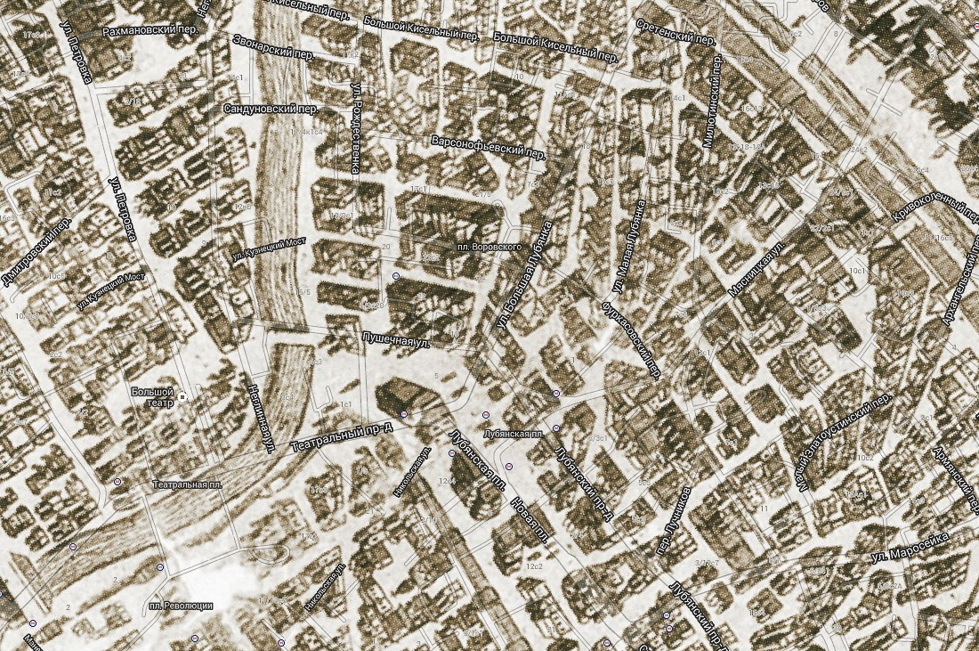 усадьба, палаты Пожарского, дом Ростопчиных и Денисова Орлова, ул. Большая Лубянка д.14