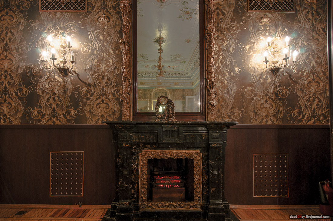 усадьба Коншиных, ул. Пречистенка д.16/2. Дом ученых. Интерьеры усадьбы.