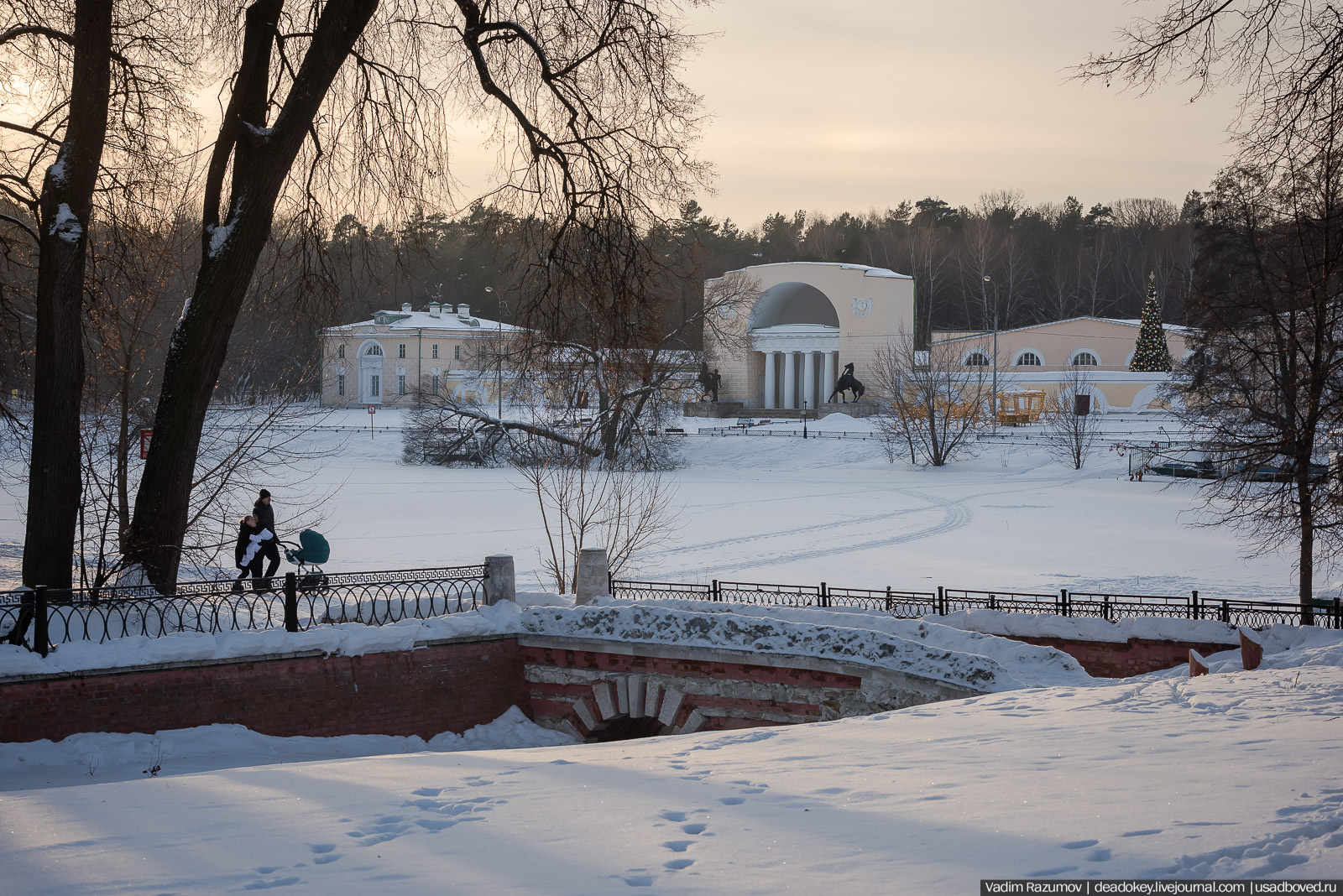 Усадьба Кузьминки, Москва, январь 2019 года