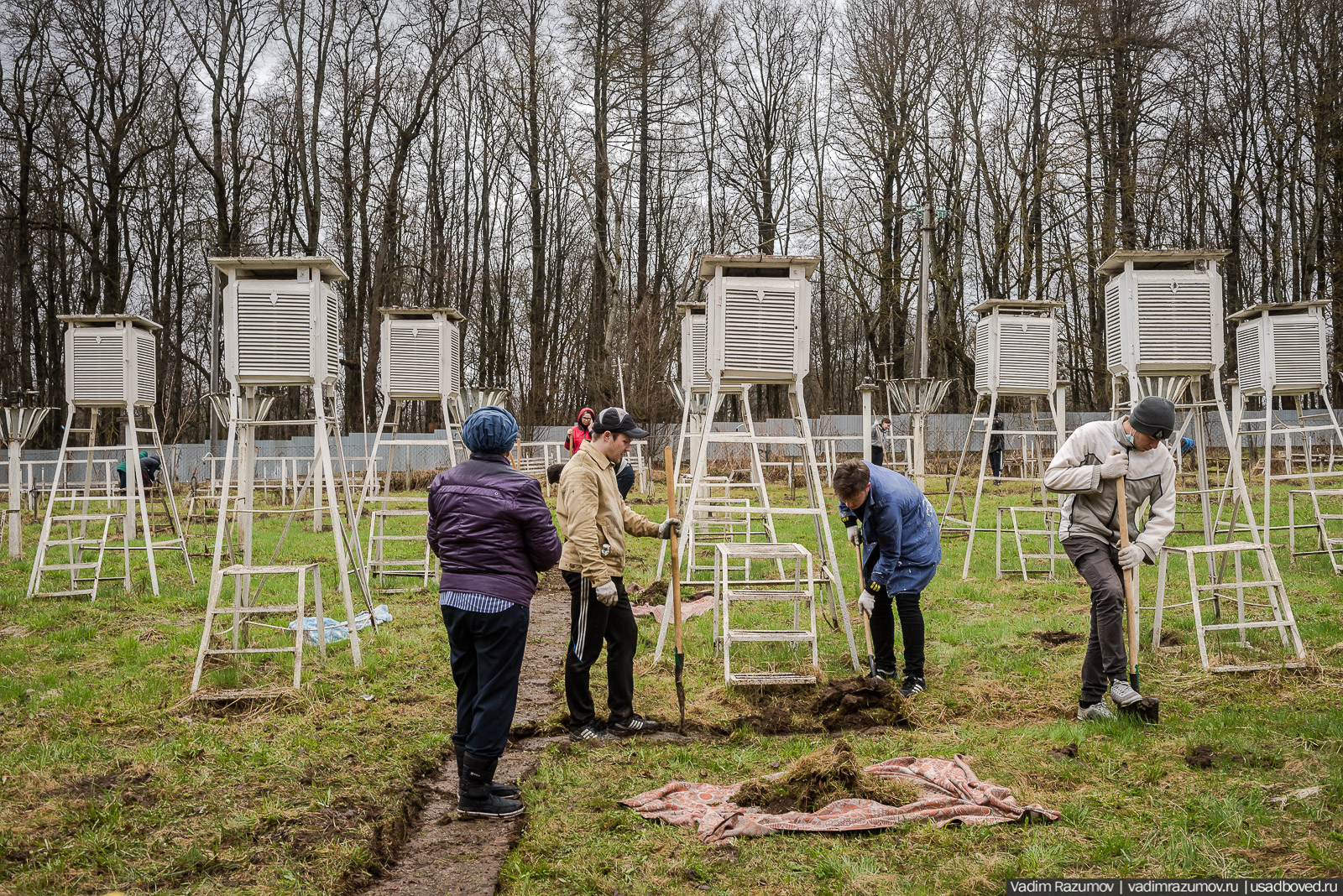 усадьба Колосово, волонтерский субботник 24 апреля 2021 года, Тульская область, НП Русская усадьба