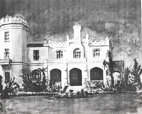 Усадьба Монжене (Замок Монжене или усадьба Кесслера) в селе Пионерское Симферопольского района, Крым