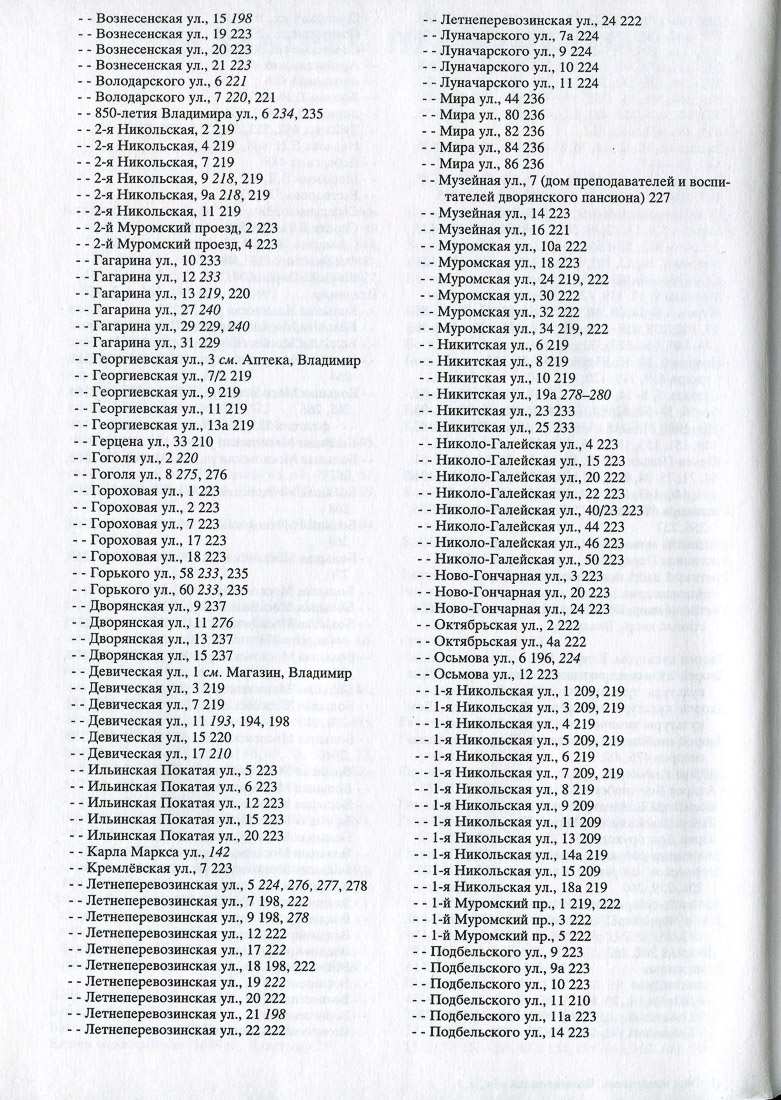 Свод памятников архитектуры и монументального искусства Владимирской области в двух томах