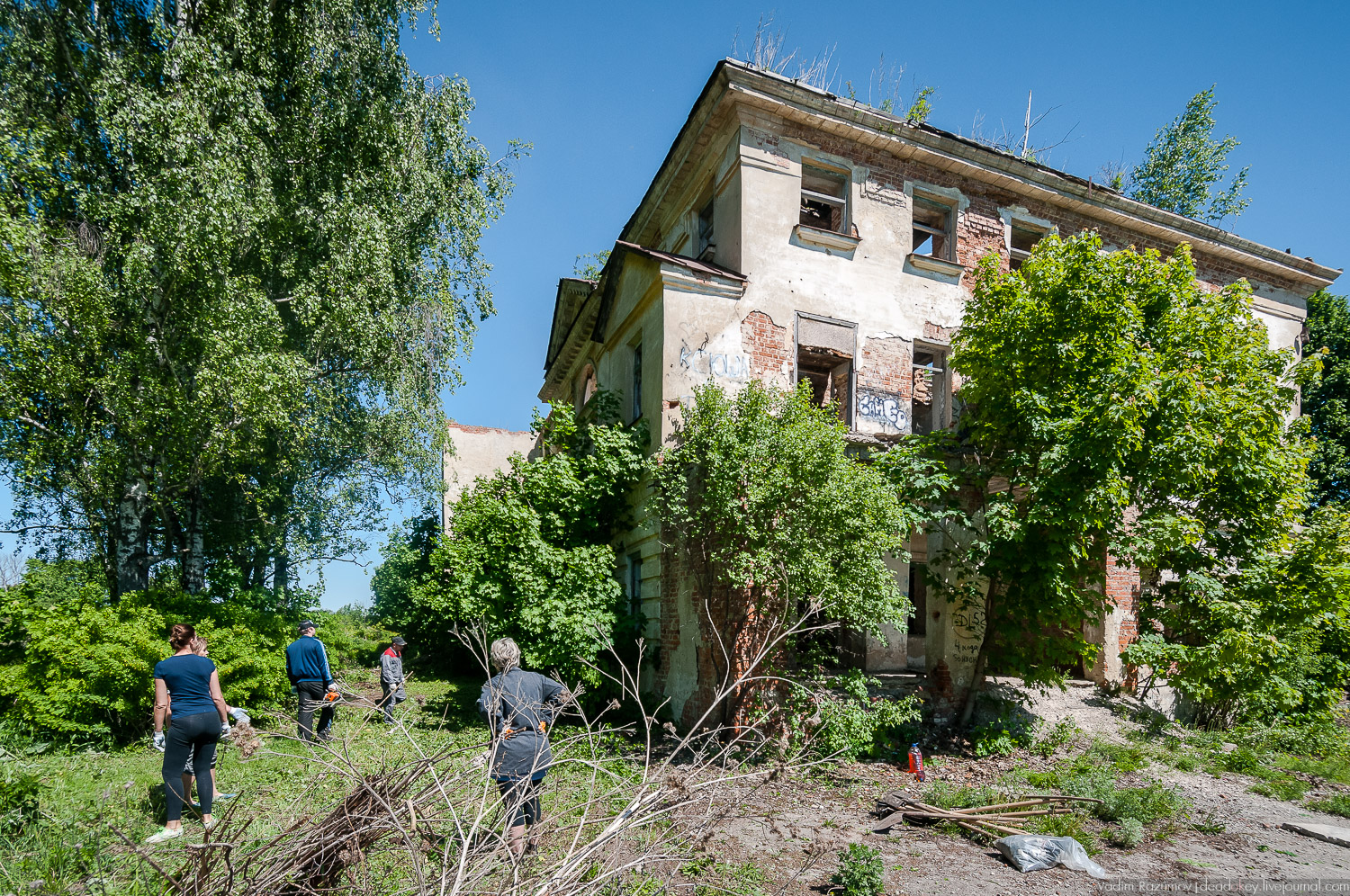 усадьба Сергиевское-на-Упе, Усадебные волонтеры в Тульской области
