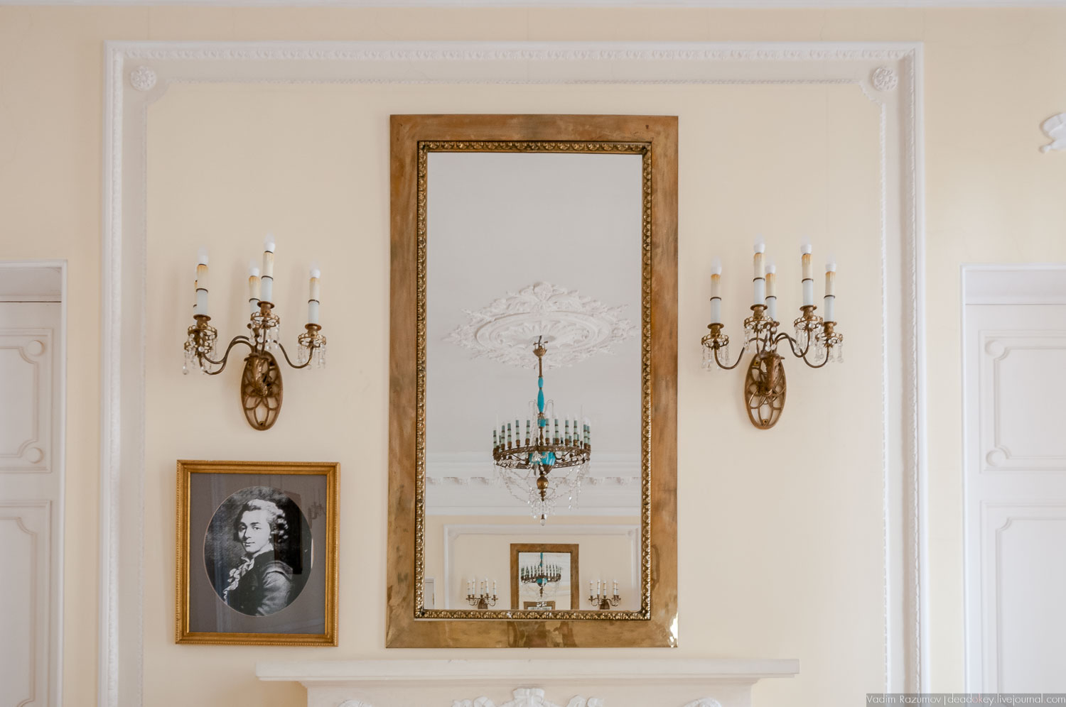 усадьба Введенское, интерьеры главного дома, Фото Вадим Разумов, Летопись Русской усадьбы