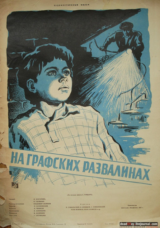 усадьба Ярополец Загряжских-Гончаровых и Ярополец Чернышевых в фильме На графских развалинах, Аркадий Гайдар, 1957 год
