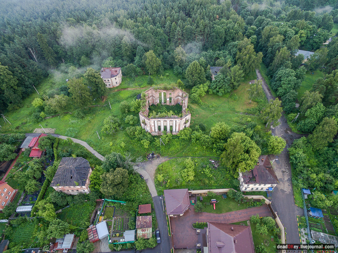 усадьба Петровское-Алабино с квадрокоптера