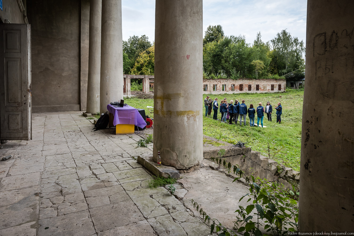 усадьба Никольское-Обольяниново, Усадебные волонтеры, субботник 17 августа 2019 года
